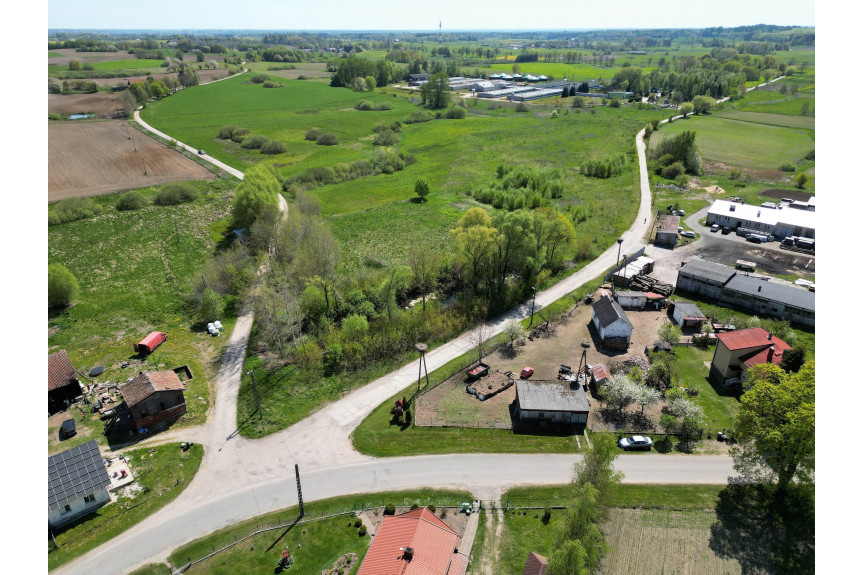 ostródzki, Królewo, Działka budowlana 9 km od Morąga